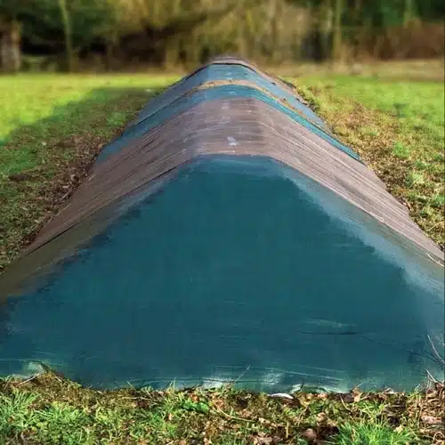 Toile de paillage vert traité Anti-UV 25 m 90g/m² - Nature